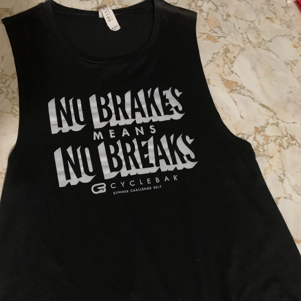 CycleBar No Breaks tank top